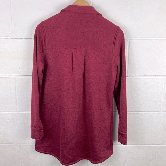 Soft Surroundings tweed willow button up shirt jacket - Picture 4 of 5